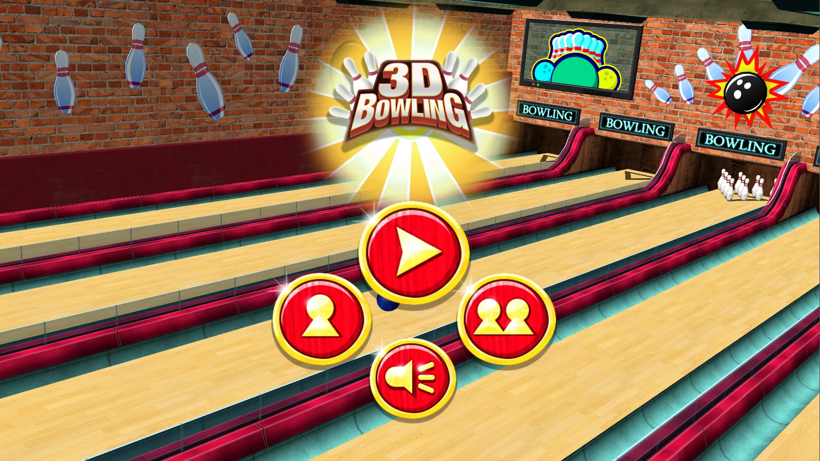 3D Bowling Tarayıcı Oyunu – Mouse ile Oyna